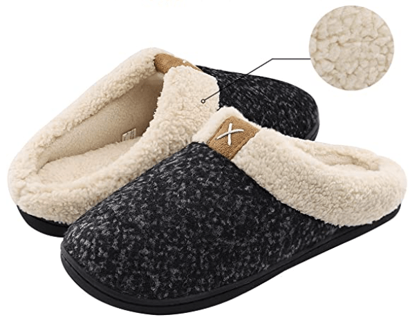 Cozy Plush Fleece-Lined House Shoes