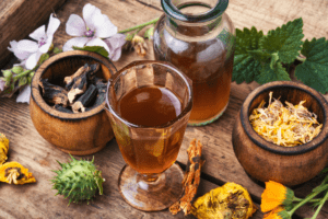 A naturopath uses natural remedies to help the body heal. itself