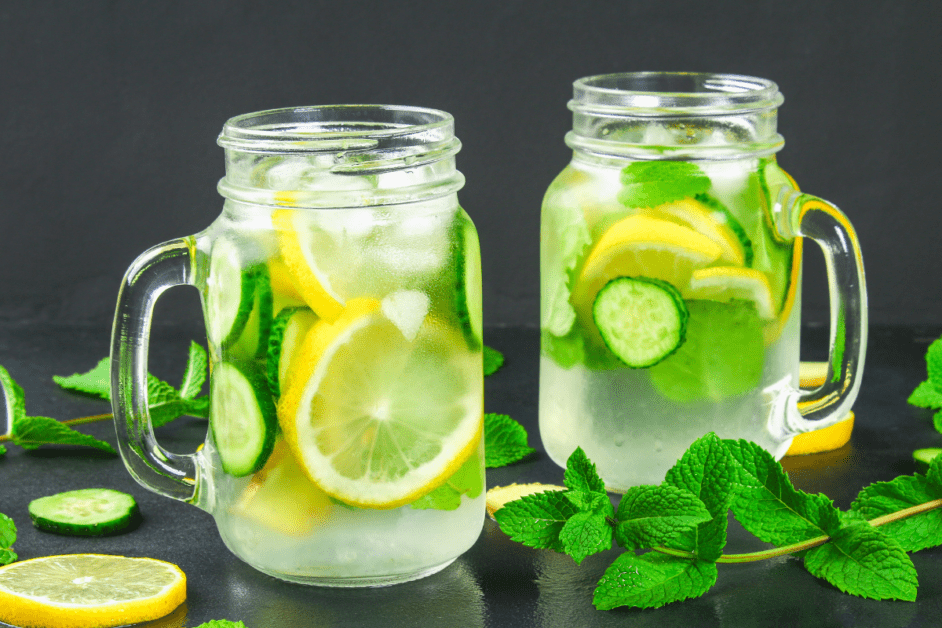 Cucumber And Lemon Water