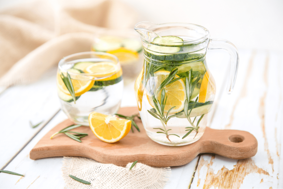 Cucumber And Lemon Water